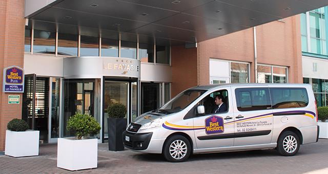 Servizio navetta - BW Plus Hotel Le Favaglie Cornaredo offre transfer gratuito per metropolitana e polo fieristico Pero-Rho